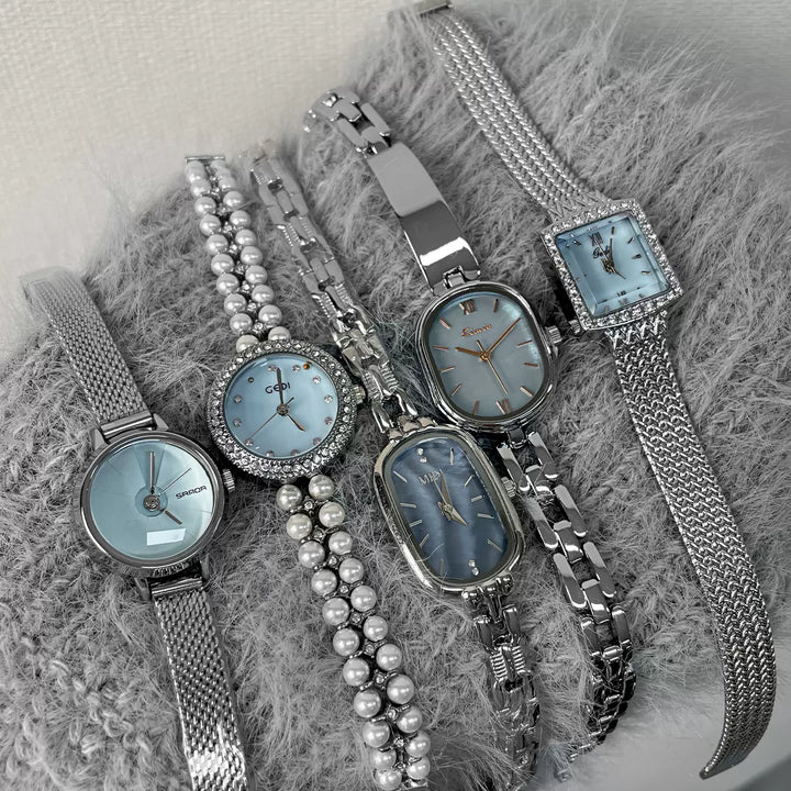 Elegant Blue-Toned Women’s Watch Collection